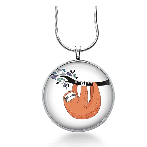 Sloth Lazy Day Necklace For Her Unique Gifts #unique #gifts #by #mail  Sloth Lazy Day Necklace For Her Unique Gifts