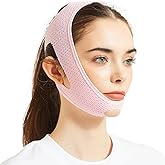 Chin Strap for Sleeping, Chin Strap for CPAP Users, Jaw Strap for Sleep Apnea, Adjustable & Breathable Chin Strap, Anti Snoring Devices,Snore Stopper for Men and Women, (Pink/M)