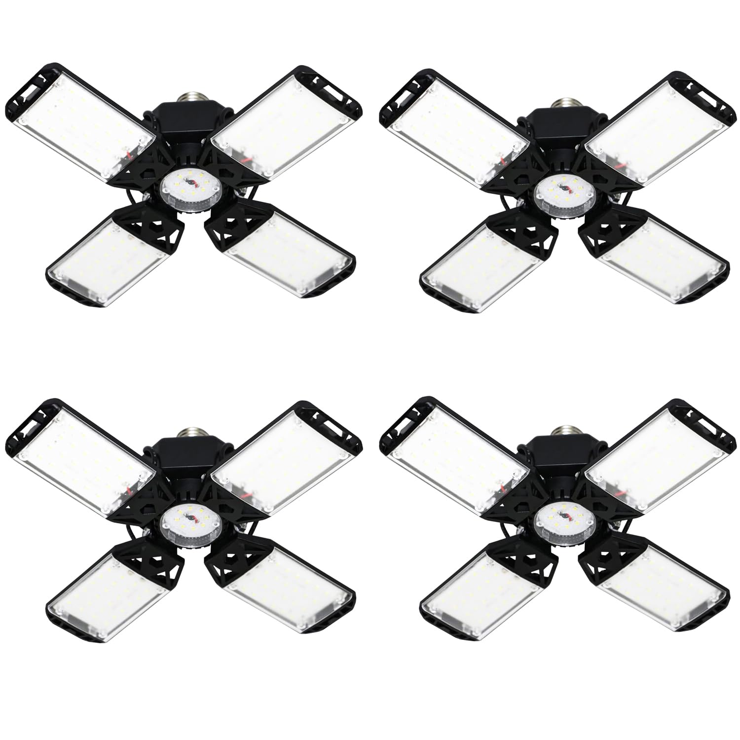 150W LED Garage Light 4Pack, 4+1 Adjustable