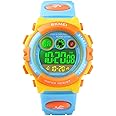 FIZILI Boys Watch Digital Sports Waterproof Outdoor Kids Watches Alarm Clock 12/24 H Stopwatch Calendar 3-15 Year Old Boys Girls Wristwatch