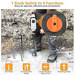 [Upgraded] Towallmark 12.5 Amp Rotary Hammer