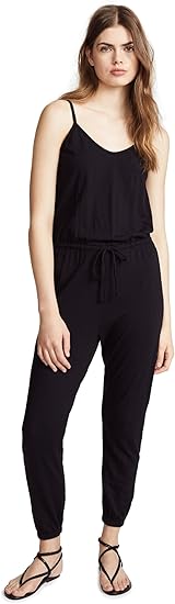sundry sleeveless knit jumpsuit
