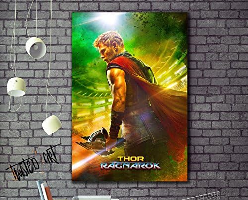 Thor Ragnarok Comic Book Movie Box Framed Canvas Art Print - Movie Print - Wall Hanging