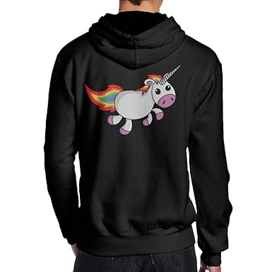 Amazon 男の子 後ろ印刷 パーカー スウェットシャツ ユニコーン