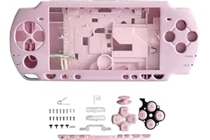 OSTENT Full Housing Shell Faceplate Case Parts Replacement for Sony PSP 2000 Color Pink