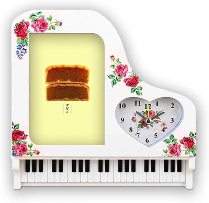 Amazon Com Diythinker Pinefruit Moon Cake Mid Autumn Festival Photo Frame Alarm Clock Piano Desktop Home Kitchen