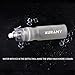 AURANY Mist Spray Water Bottle, Sport Anti-Leak Drinking Water Bottle with Mist Hydration 20oz (White)