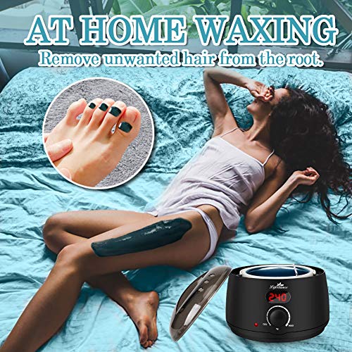 Waxing Kit, Digital Wax Warmer Hair Removal with 5 Packs of Wax Beads(17.64oz total), Lifestance Wax Machine with 43 Items,Wax Pots Professional for All Hair Types,Eyebrow,Facial,Body,Bikini,Brazilian - Thumbnail 5
