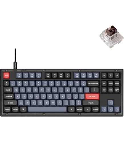 Amazon.com: Keychron V3 Wired Custom Mechanical Keyboard Knob