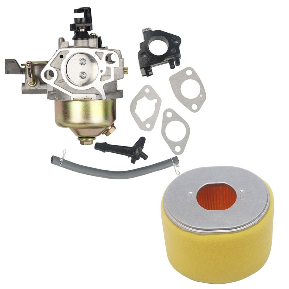 Carkio Pack of Carburetor with Air Filter Compatible with Gx340 Gx390 11hp 13hp Engine Lawn Mower New