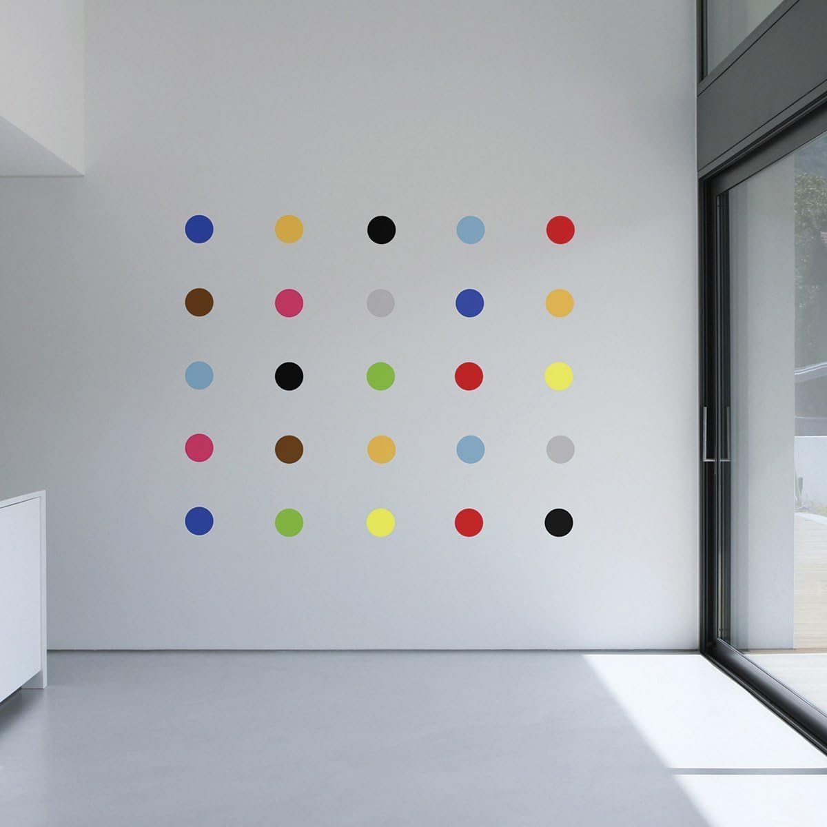 The Binary Box Art Deco Spots Wall Stickers