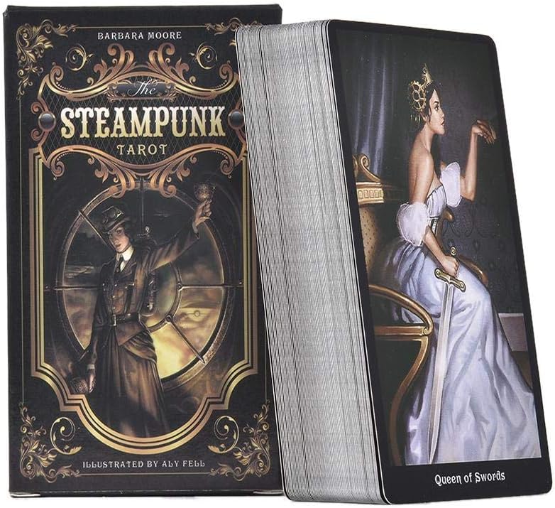 A 44-Sheets Cards Messages of Your Angels Tarot Cards, Messages of Your Angels: What Your Angels Want You to Know (Tarot and Divination) for Parties and Home Use 02-78-Card Black