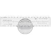 Aviation Plotter Aviation Slide Rule with 8 Functions for Pilot Student Accessories Rotating Azimuth Plotter, WAC Charts, Air Navigation Plotter for Navigational Usage