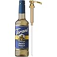 Torani Sugar Free Coffee Syrup, French Vanilla Flavored Syrup for Drinks, Zero Calorie, Pump Included, 25.4 Fl Oz
