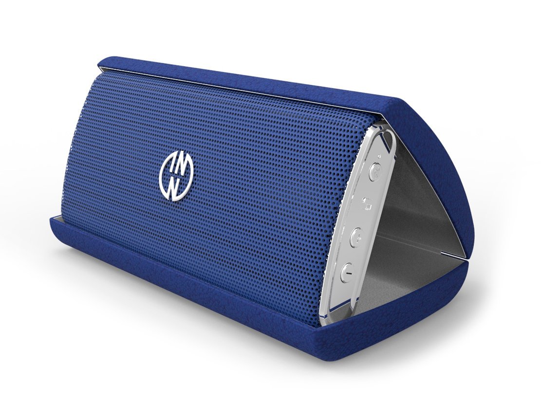 INNODEVICE InnoFlask BT Speaker, Blue, Bluetooth Speaker, Mobile on the Go Soundbox