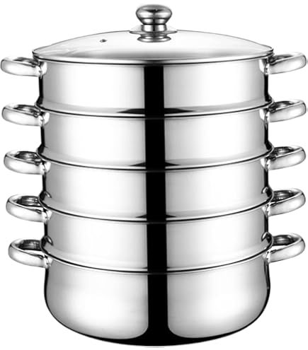 Cuiseur à Vapeur 5 Niveaux Cuiseur à Vapeur En Acier Inoxydable Cuisine Cuiseur A Vapeur Pot Avec Couvercle 85711527 Cuiseur à Vapeur 5 Niveaux Cuiseur à Vapeur En Acier Inoxydable Cuisine Cuiseur A Vapeur Pot Avec Couvercle 85711527