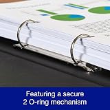 Oxford A4 Ring Binders 3 Pack Glossy Red Green Blue 40 mm Spine view 4