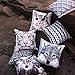 Phantoscope Animal Series Snow Wolf Decorative Throw Pillow Case Cushion Cover 18