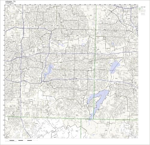 Arlington Tx Zip Code Map Arlington, Tx Zip Code Map Laminated: Amazon.com: Office Products