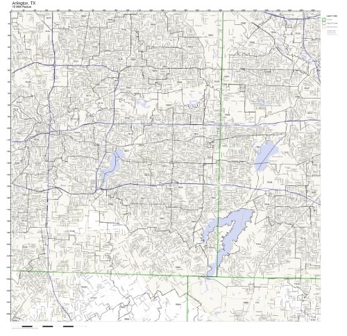 Arlington Tx Zip Code Map - Maps For You