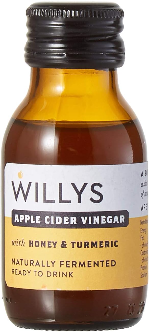 Willy's Apple Cider Vinegar Shot with Honey and Turmeric Shot 60ml (Box