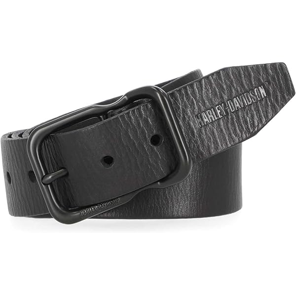 Harley-Davidson Men's Embossed Highway To Hell Leather Belt