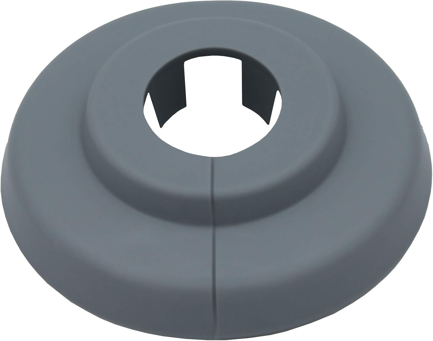 FUX 10 Radiator Pipe Covers Single Collars 15mm Window Grey - Heater Covers - Floor Rings, Window Grey (Ral 7040) - Image 5