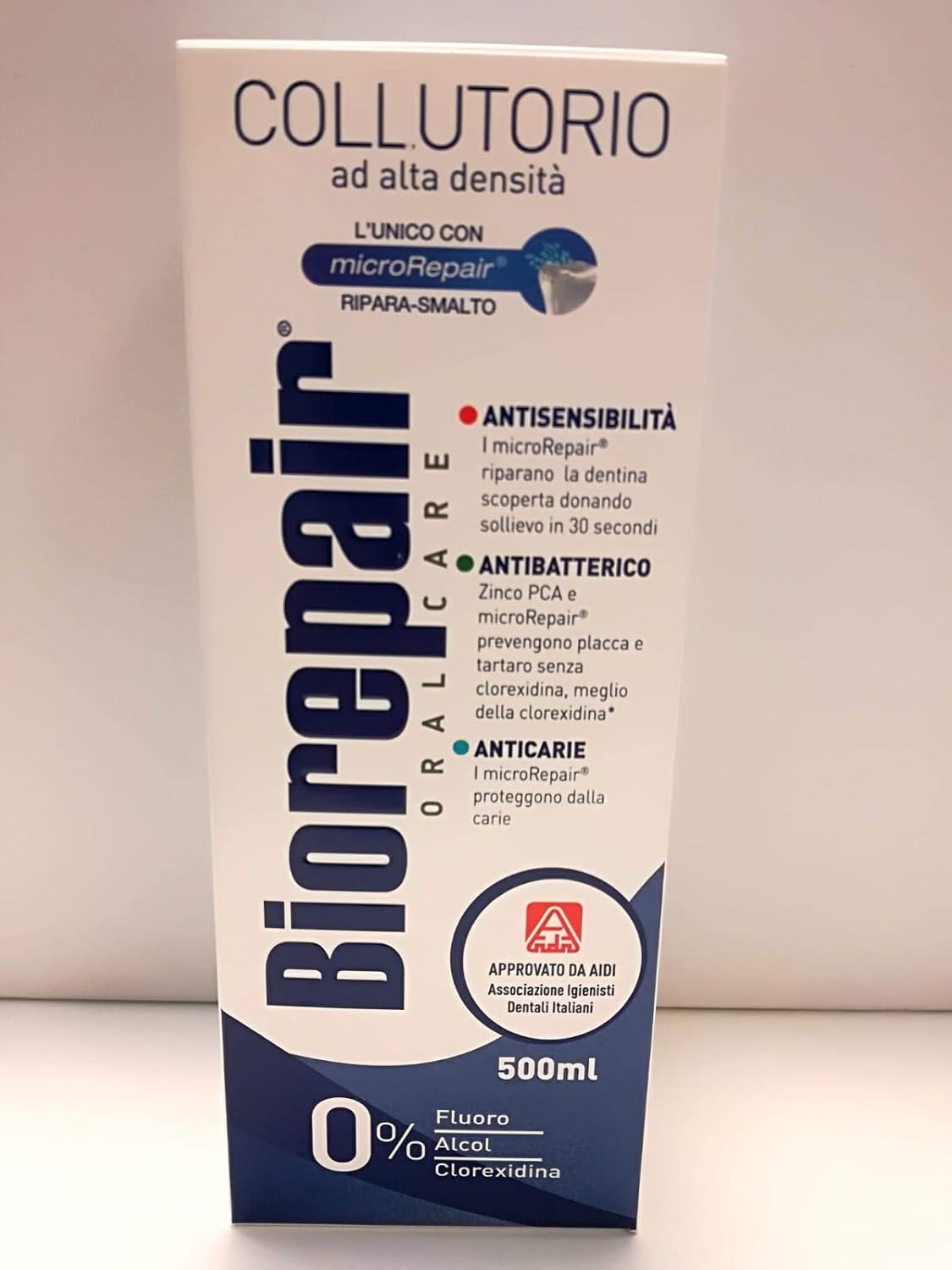 Biorepair Oral Care Mouthwash Antibacterial Formula High Density 500 ml, 500 ml (Pack of 1) - Image 3
