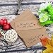 G2PLUS Wedding Gift Tags, 100PCS Let Love Grow Tags, Mini Wedding Favor Tag, 2.8X0.8 in White Paper Gift Tags with String for Candy Bags, Valentines, Wedding, Baby Shower