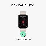 kwmobile 4x Adapters for Huawei Watch Fit 2 - 20mm Straps - No Tools Needed view 2
