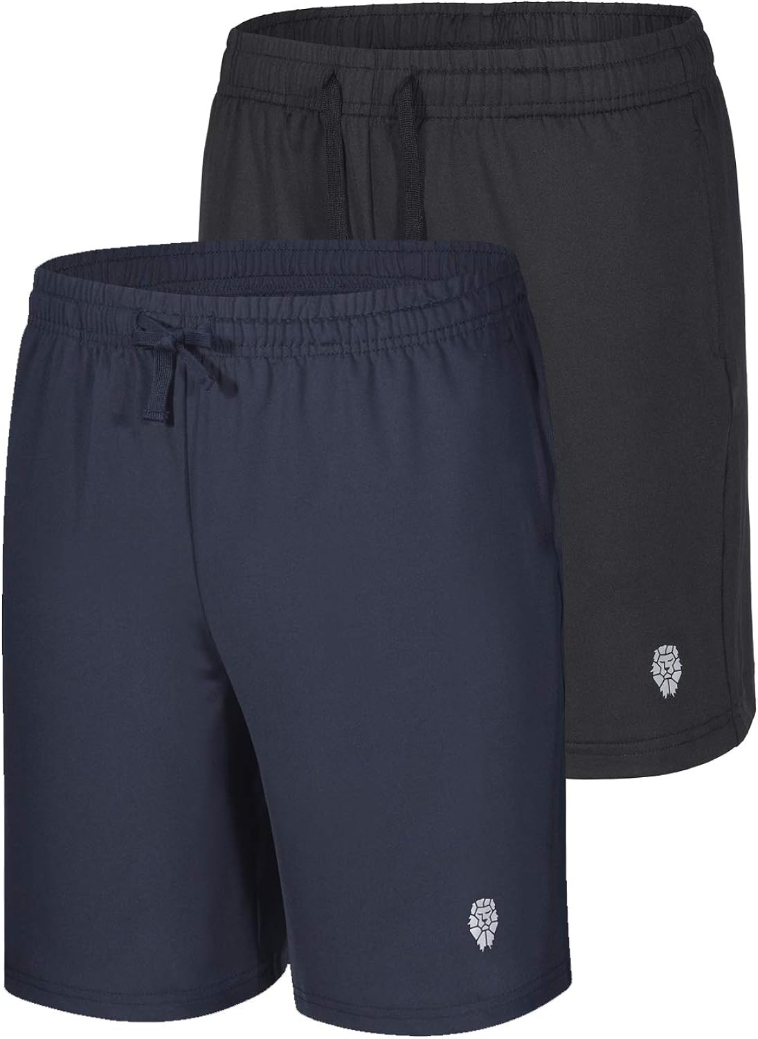PIQIDIG Youth Boys' Loose Fit Athletic Shorts Quick Dry Active Shorts with Pocket: Clothing