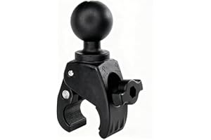 Arkon 1.5" Ball Mounts with Big Clamp, Compatible with RAM and Double Socket Arm Systems, Black