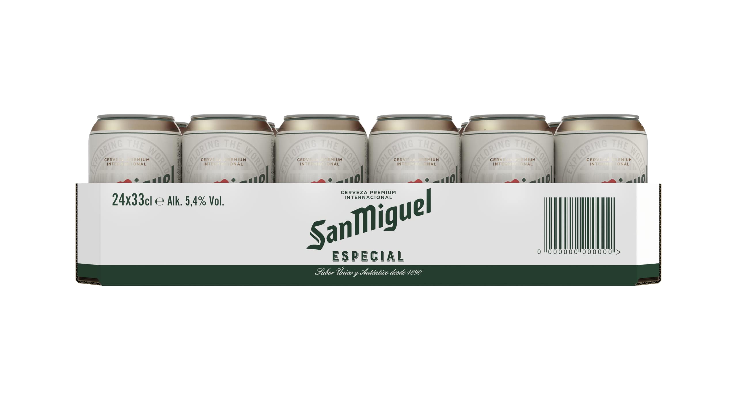 San Miguel Especial Dose DPG Bierpaket, EINWEG (24 x 0.33 l) 4