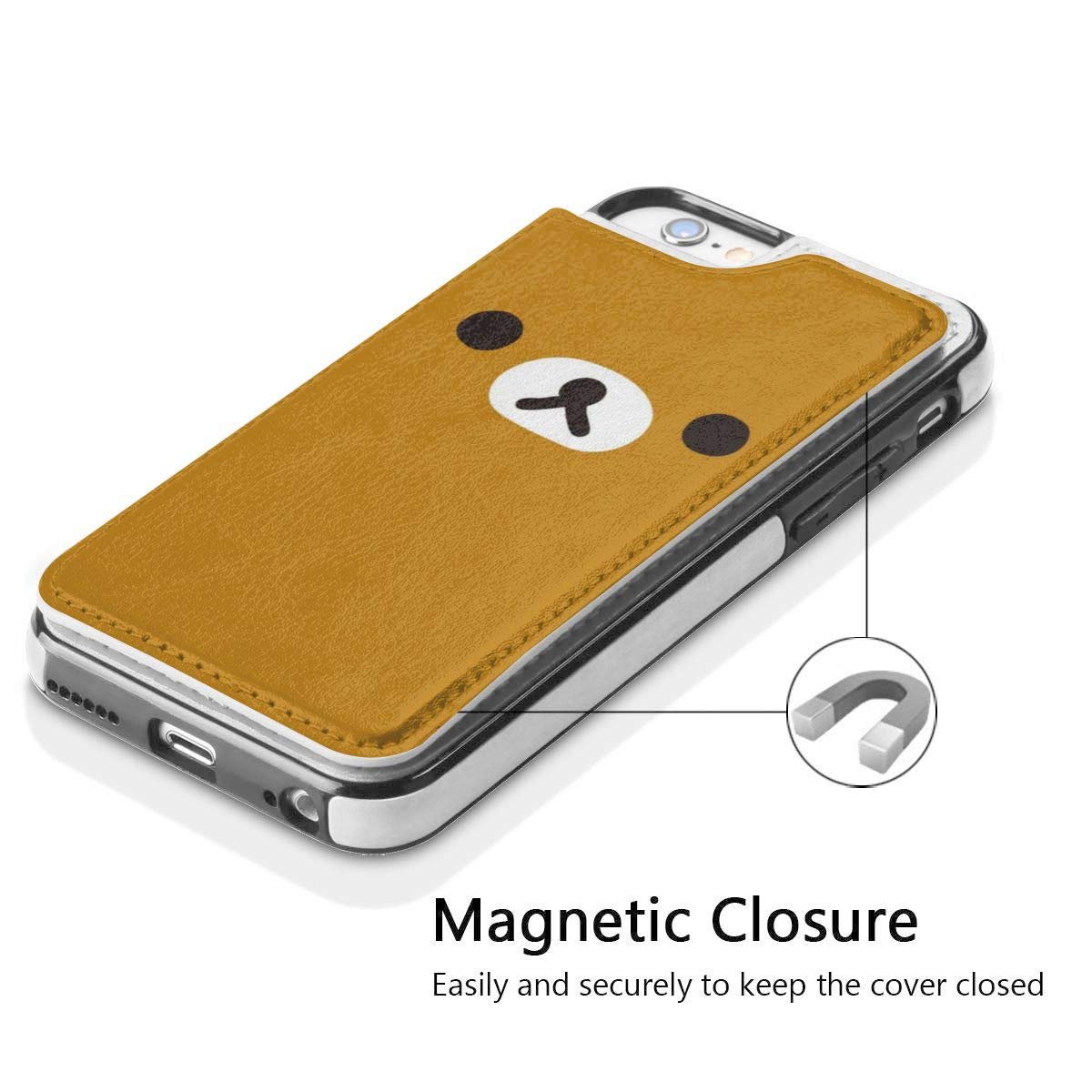 Mua Rilakkuma Iphone7 Case Iphone8 Case Card Storage Notebook Back Leather Case Ic Card Storage Lightweight Stand Function Shockproof Anti Slip Premium Pu Leather Multi Functional Smartphone Case Mobile Cover Tren Amazon Nhật Chinh