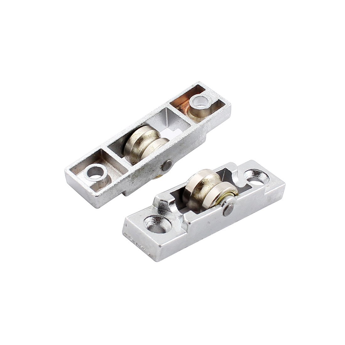 sourcing map 2 Pcs 10mm Dia Wardrobe Door Sliding Gate Wheel Roller Pulley