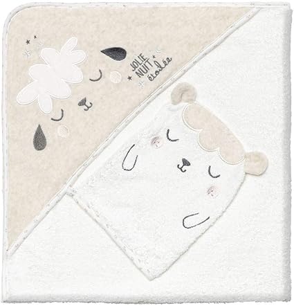 Petit Beguin Cape Et Gant De Bain Bebe Mixte Nuit Etoilee Amazon Fr Bebes Puericulture