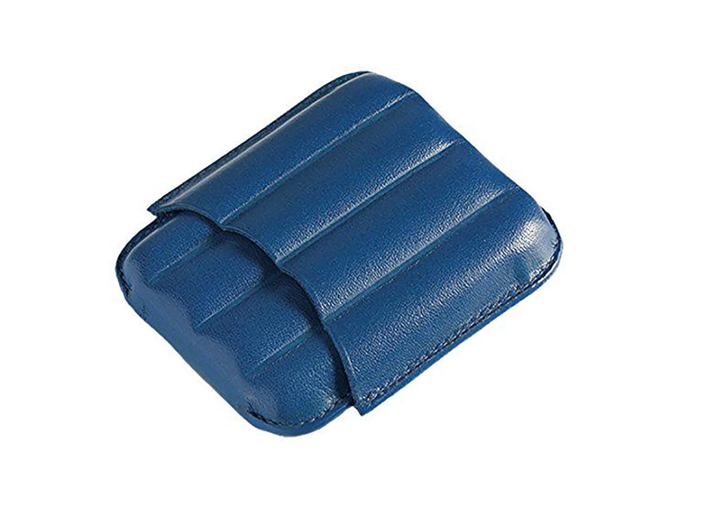 Egoist JK00220 Cigar Case 4 x High Quality Cigar Box/Tubes - Blue