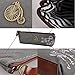 eZAKKA Vintage Canvas Pen Pencil Case Coin Purse Pouch Cosmetic Makeup Bag,4-Pack