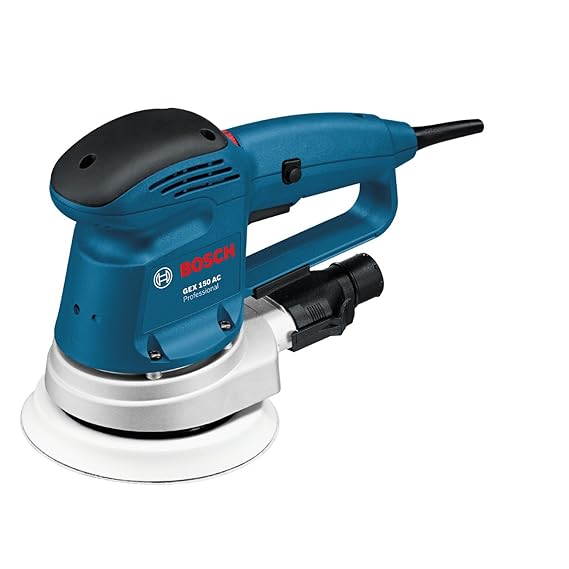 Bosch Professional GEX 150 AC Exzenterschleifer, 150 mm Schleifteller, 340 W