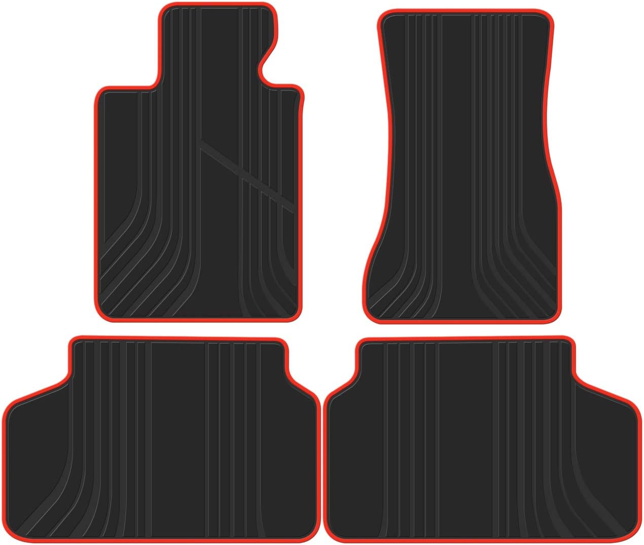 biosp Car Floor Mats for BMW 5 Series 2017 2018 2019 520i 530i 540i(G30/G31)Front