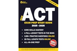 ACT Exam Prep Study Guide: A Stress-Free ACT Blueprint with Full-Length Practice Tests & Comprehensive Subject Review | Build