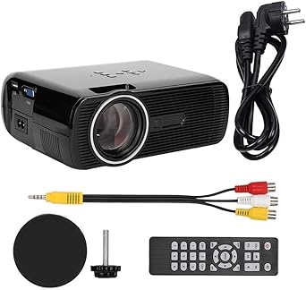 1080P HP Video Beamer, LED Mini proyector, portátil, AV/VGA/USB/SD ...