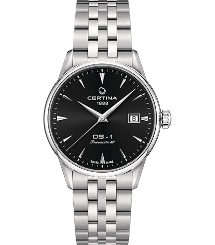 Amazon.com: Certina, Mens, DS Caimano, Titanium, Swiss Quartz