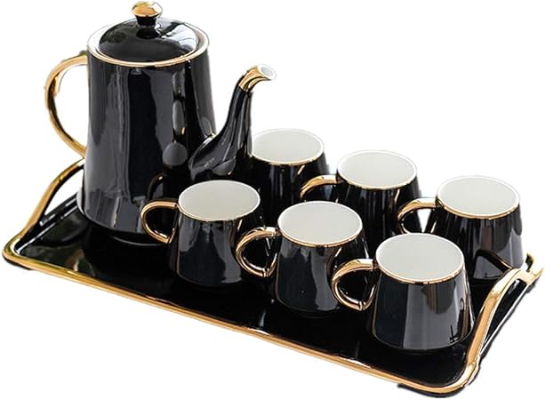 Amazon.com: Tea Sets European Style Glazed Porcelain ...