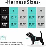 PoyPet No Pull Dog Harness Reflective Vest with 2 Leash Attachments (Purple, S) view 2