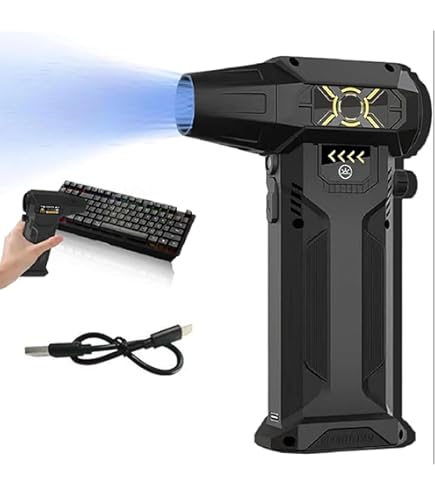 Electric Air Duster, 150000RPM Brushless Motor 4-Gear