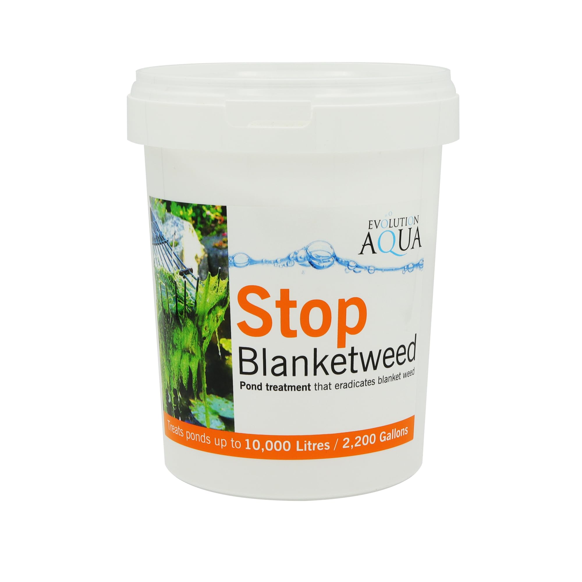 Evolution Aqua Stop Blanketweed - Effective Blanket Weed Treatment for Ponds & Pond Algae Treatment | Pond Weed Remover and Pond Cleaner | Fast-Acting Solution | Treats up to 10000L | 1kg
