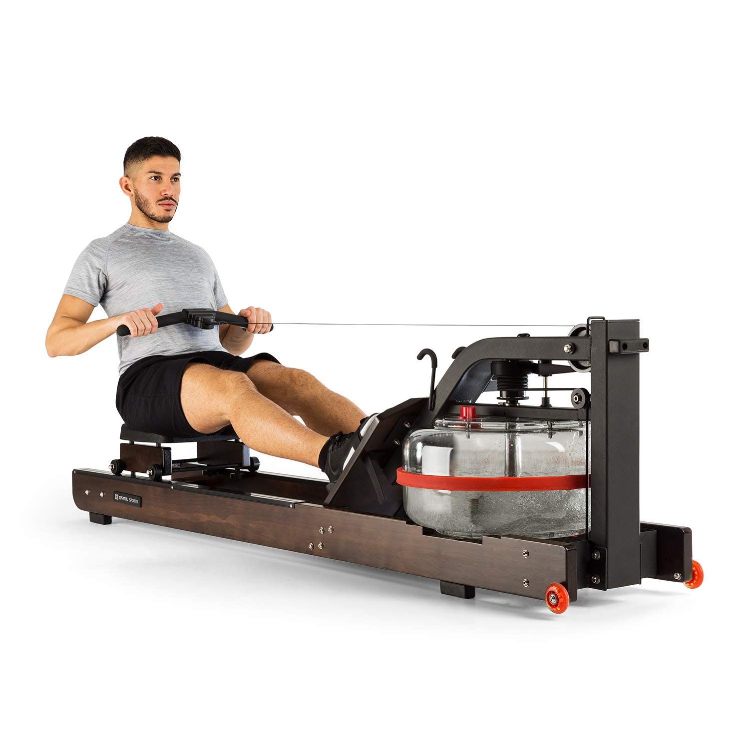 Capital Sports Stoksman 2.0 Water Rowing Machine, Rowing Bench, Joint