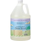 Ginger Lily Farms Botanicals Plant-Based Foaming Spray Dish Soap, Concentrated Formula with Max Grease Cleaning Power, Cruelty-Free, Lavender Chamomile Scent, 1 Gallon Refill (128 Fl Oz)