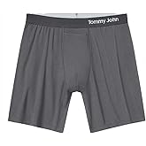 Tommy John Men's Supima Cool Cotton 6" Relaxed Fit Boxers, No Ride-Up Comfortable Breathable Underwear for Men